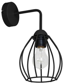 Fali lámpa STAR 1xE27/60W/230V fekete