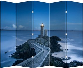 Paraván - A világítótorony és a tenger (210x170 cm)