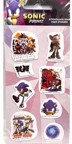Sonic a sündisznó Heroes pufi szivacs matrica szett
