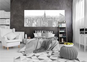 Fotótapéta New York grafika felhőkarcolók Empire State 250x104 +ragasztó