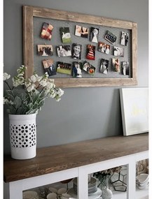 Fa keret fotókhoz 100x60 cm fa