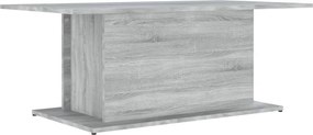 vidaXL szürke sonoma szerelt fa dohányzóasztal 102x55,5x40 cm