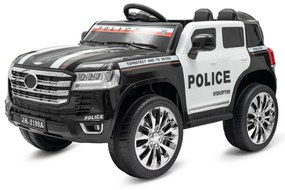 Gyermek elektromos autó Baby Mix Police 4x4 fekete