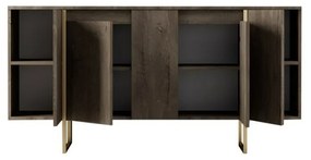 Luxe Walnut and Gold szekrény