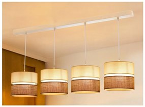 Brilagi Brilagi - Csillár zsinóron ROYAL YUTE 4xE27/15W/230V bézs/krémes/fehér BG1271