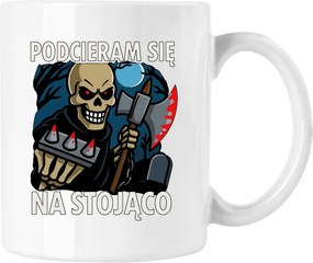 Bögre dörzsölő mémes vicces fehér 330ml