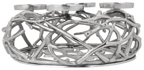 Eglo 422056 - Gyertyatartó OROQUIETA 13,5x35 cm ezüst