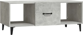 vidaXL betonszürke szerelt fa dohányzóasztal 102 x 50 x 40 cm