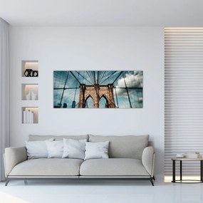 Kép - Brooklyn Bridge (120x50 cm)