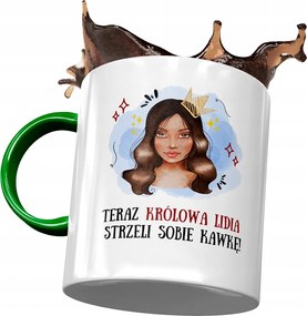 Zöld Bögre Lídia Feleség Barátnő Ajándék Nyomtatott Fotóval