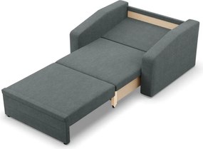 Vertico fekvőfotel, 90 cm széles, fonott, szürke