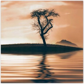 Poszterek 140x140 Fa a szigeten
