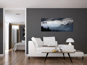 A köd képe az erdő felett (120x50 cm)