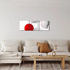 Gömbök képe (órával) (90x30 cm)