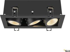 SLV KADUX 1007567 Beépíthető spotlámpa 3x20W/LED 3000K 2350lm IP20