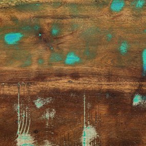 Éjjeli szekrény Többszínű 60x32x80 cm Tömör fa újrahasznosított