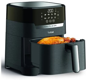 Fekete forrólevegős fritőz Easy Fry &amp; Grill – Tefal