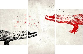 Kép - krokodilok (90x60 cm)