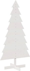 vidaXL fehér tömör fenyőfa karácsonyfa-dekoráció 150 cm