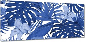 Vászonkép 150x70 Classic Blue Monstera
