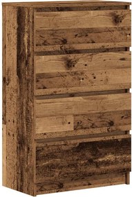 vidaXL antik fa szerelt fa tálalószekrény 60 x 35 x 98,5 cm