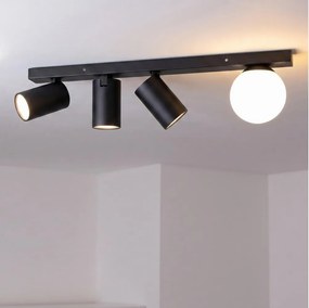 Brilagi - SELE BALL spotlámpa 3xGU10/30W/230V + 1xG9/10W fekete
