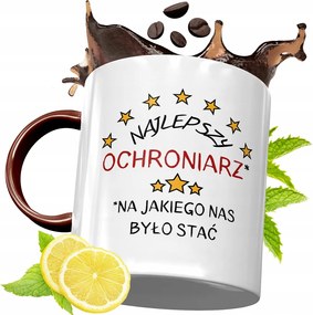 Bordó Bögre Biztonsági Őrnek Születésnapra Ajándék fényképes nyomattal