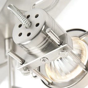 Ipari reflektor lámpa acél 3-lámpás forgatható és dönthető - Suplux