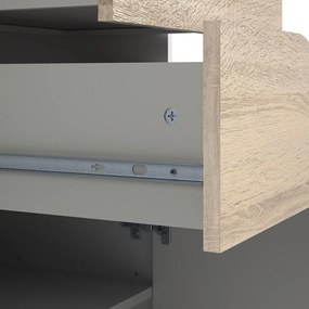 Oslo fehér könyvespolc, 50 x 171 cm - Tvilum