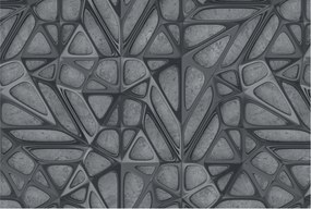 Design fotótapéta Flizelin falra Geometrikus minták 104x70 Ragasztó