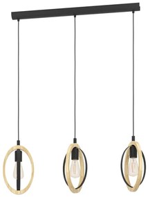 Eglo 43462 - Csillár zsinóron BASILDON 3xE27/40W/230V