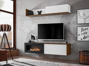 Nappali fal Dalton RSW DLB (sterling tölgy + matt fehér). 1097683