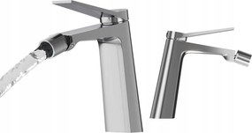 Bidé Csaptelep Ezüst Fürdőszoba Sárgaréz Álló Króm Csaptelep Selva