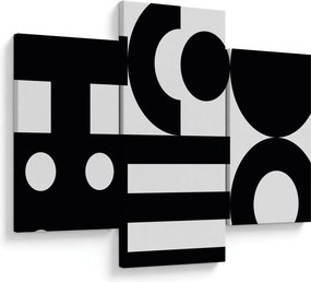 Kép - Geometriai absztrakció N⁰3 (90x60 cm)