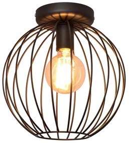 Helam FelĂŒletre szerelhetĆ csillĂĄr MERCURE 1xE27/15W/230V ĂĄ. 30 cm fekete HE1187