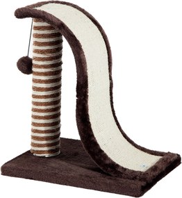 PawHut Macska Kaparófa Fa Természetes Szizál Poszttal és Játék Gömbbel 35x30x39cm Barna | Aosom