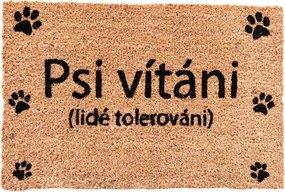 Lábtörlő Kutyák szívesen látottak