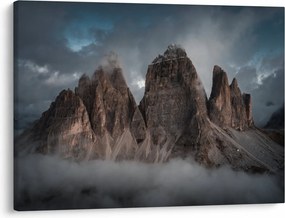 Kép - Három fogak, olasz Dolomitok (70x50 cm)