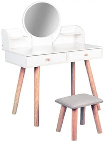 Fésülködőasztal sminkasztal 80x40x72cm BC HT-Bella