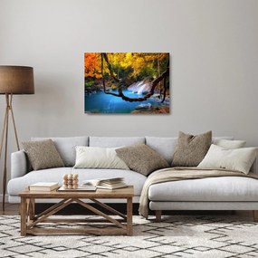 Kép - Vízesések Ázsiában (üvegen) (70x50 cm)