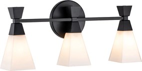 Elstead klasszikus fürdőszobai lámpa bowtie fehér matt fekete elsbowtie-3-mb IP44