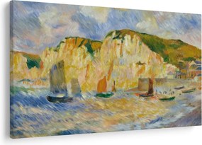 Kép - Auguste Renoir, Sea and Cliffs, reprodukciók (90x60 cm)