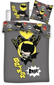 Batman Gotham Nights ágyneműhuzat 140×200cm, 63×63 cm microfibre