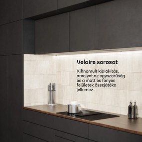 Klarstein Velaire flexi-indukciós főzőlap beépített páraelszívóval Elegáns, minimalista, erőteljes 8400 W 80 cm