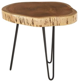 Tárolóasztal akácfa asztallappal 46x48 cm Nandri – Premier Housewares