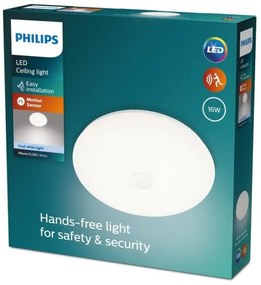 Philips - LED Mennyezeti lámpa érzékelős MAUVE LED/16W/230V 4000K