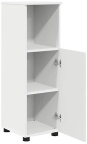 Fürdőszoba Székény polcokkal Fehér 30 x 35 x 95 cm Faanyag