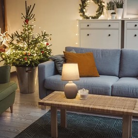 Aigostar - Asztali lámpa 1xE14/40W/230V szürke