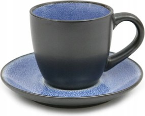 Tea Kávéfőző Kék Fekete II Gat 12EL 6 Személyes Szett 250ml