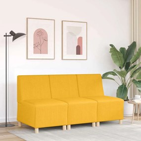 világossárga kordbársony szövet kanapéfotel 60 cm